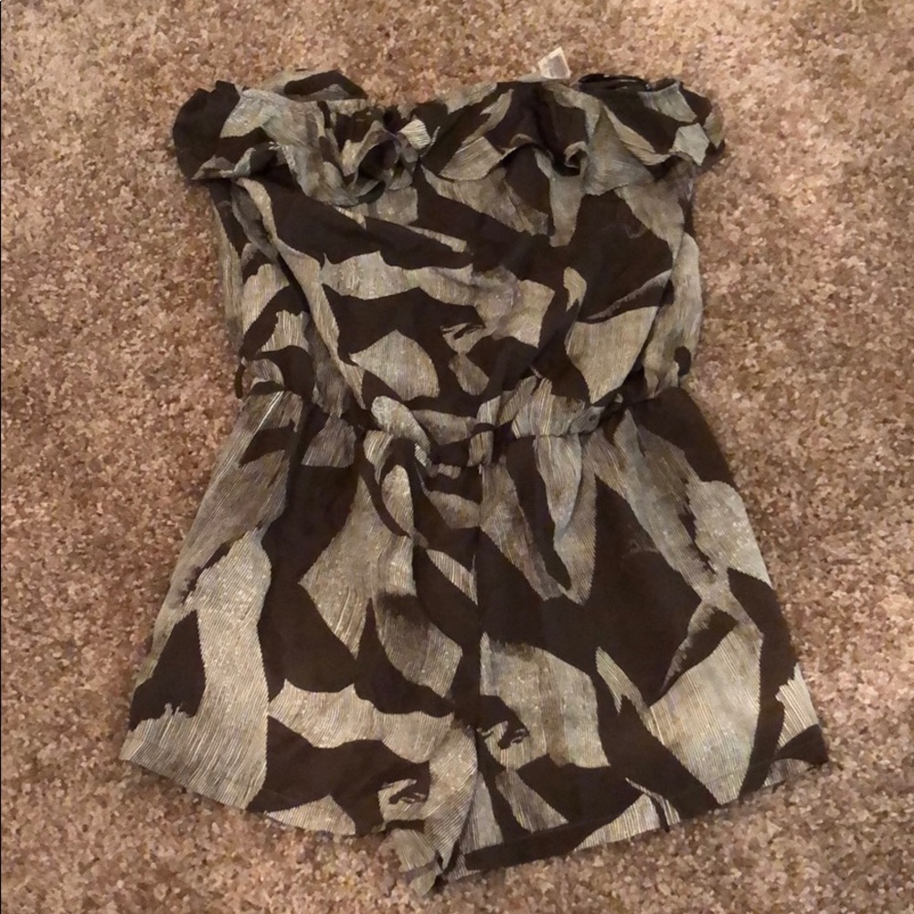 Forever 21 Romper Olive